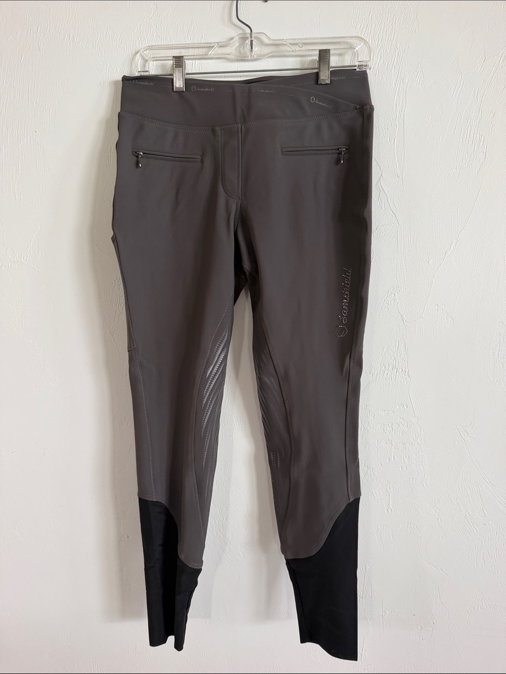 Samshield Pull on Full Seat Breeches in Gray